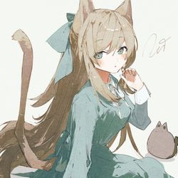 This is a pixiv picture whose title is いいとこのねこ嬢.