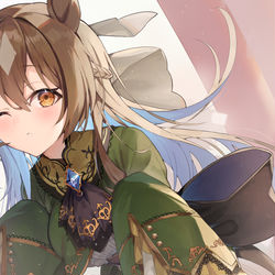 This is a pixiv picture whose title is サトノダイヤモンド.