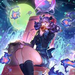 This is a pixiv picture whose title is 【お仕事絵】ヴァンガード『ゆるだるまったり マルグリット』.