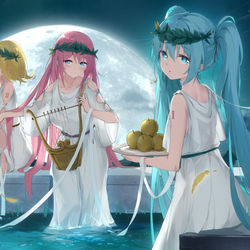 This is a pixiv picture whose title is GOLDEN APPLE.