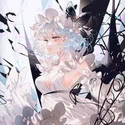This is a pixiv picture whose title is Remilia♡.