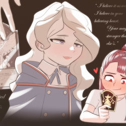 This is a pixiv picture whose title is Diakko Week Day 1: Love Language.