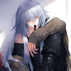 This is a pixiv picture whose title is 既遂.