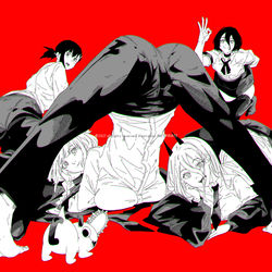 This is a pixiv picture whose title is チェンソーマン.