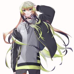 This is a pixiv picture whose title is 風.