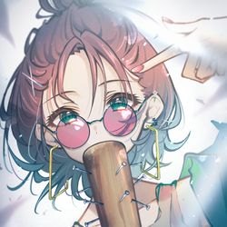 This is a pixiv picture whose title is バーン.