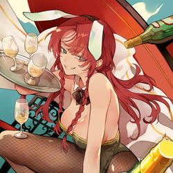This is a pixiv picture whose title is チャイニーズバニー.