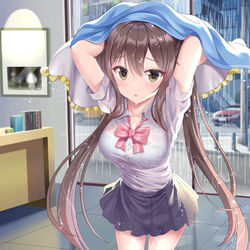 This is a pixiv picture whose title is 日常 雨季....