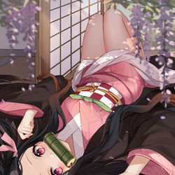 This is a pixiv picture whose title is 禰豆子.