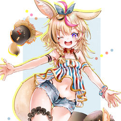 This is a pixiv picture whose title is 夏ポルカちゃん.