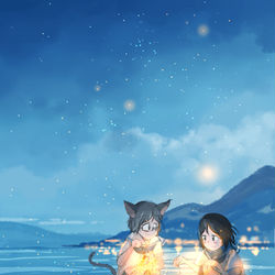 This is a pixiv picture whose title is きれーだね.
