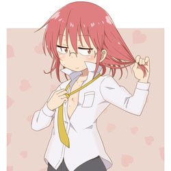 This is a pixiv picture whose title is 小林さん！！困ります！！.