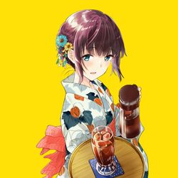 This is a pixiv picture whose title is 珈琲をしづかに - 涼 -.