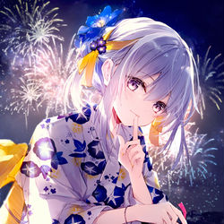 This is a pixiv picture whose title is 秘密の願い事.
