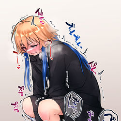 This is a pixiv picture whose title is ナメクジくらえ！.