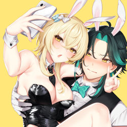 This is a pixiv picture whose title is Genshin.