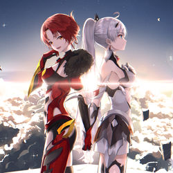 This is a pixiv picture whose title is 『Take Over』-.