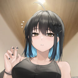 This is a pixiv picture whose title is Lap pillow.