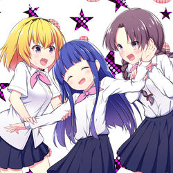 This is a pixiv picture whose title is 絶対渡さない！.
