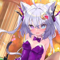 This is a pixiv picture whose title is バニー服レイニィ・リナココちゃん.