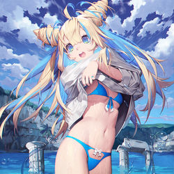 This is a pixiv picture whose title is Summer 2021.