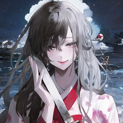 This is a pixiv picture whose title is Lady in Mystery.