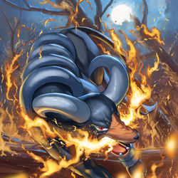 This is a pixiv picture whose title is ヘルガー.