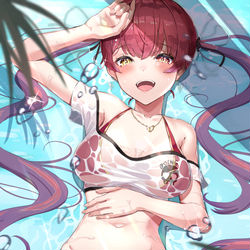 This is a pixiv picture whose title is 宝鐘マリン.