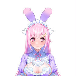 This is a pixiv picture whose title is Vtuber「月山バニ子」デザイン.