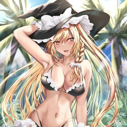 This is a pixiv picture whose title is 「私ばかり見てて、飽きないのか……？」.