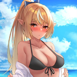 This is a pixiv picture whose title is 不知火フレア.