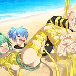 This is a pixiv picture whose title is A Summertime Lesson.