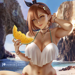 This is a pixiv picture whose title is Summer Ryza / ライザ.