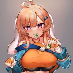 This is a pixiv picture whose title is Casual Bunny_Gif!.