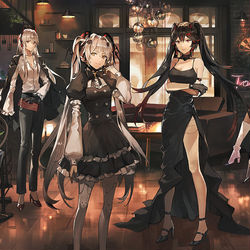 This is a pixiv picture whose title is 仕事絵.