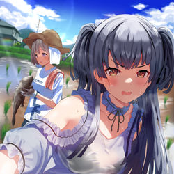 This is a pixiv picture whose title is 黛冬優子.