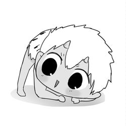 This is a pixiv picture whose title is 【妖怪雨女による神隠し】子鬼チャレンジ＋落書き.