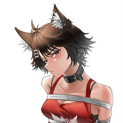 This is a pixiv picture whose title is 調教.