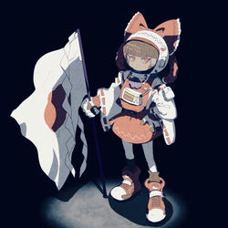 This is a pixiv picture whose title is 宇宙巫女現る.