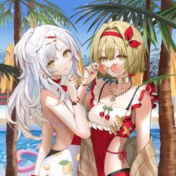 This is a pixiv picture whose title is =.