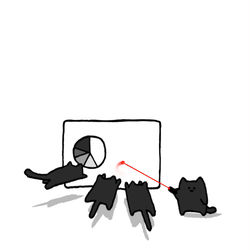 This is a pixiv picture whose title is no.1396 『 ねこのプレゼン 』.
