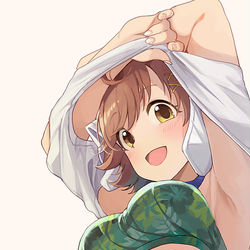 This is a pixiv picture whose title is 本田未央.