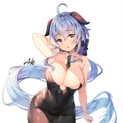 This is a pixiv picture whose title is 甘雨rkgk.