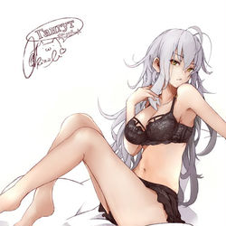 This is a pixiv picture whose title is ガングートさんは日本の暑さが嫌い.