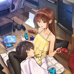 This is a pixiv picture whose title is 姐弟.