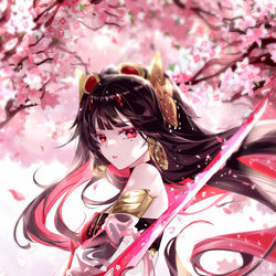 This is a pixiv picture whose title is 朱雲流藹.
