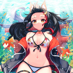 This is a pixiv picture whose title is 水.