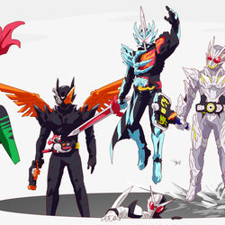 This is a pixiv picture whose title is セイバー(＆戦隊)まとめfinal.