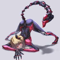 This is a pixiv picture whose title is 死械-紅蠍.