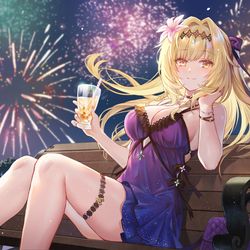 This is a pixiv picture whose title is 「この一瞬だけでいい、私のことだけ見てくれますか？」.